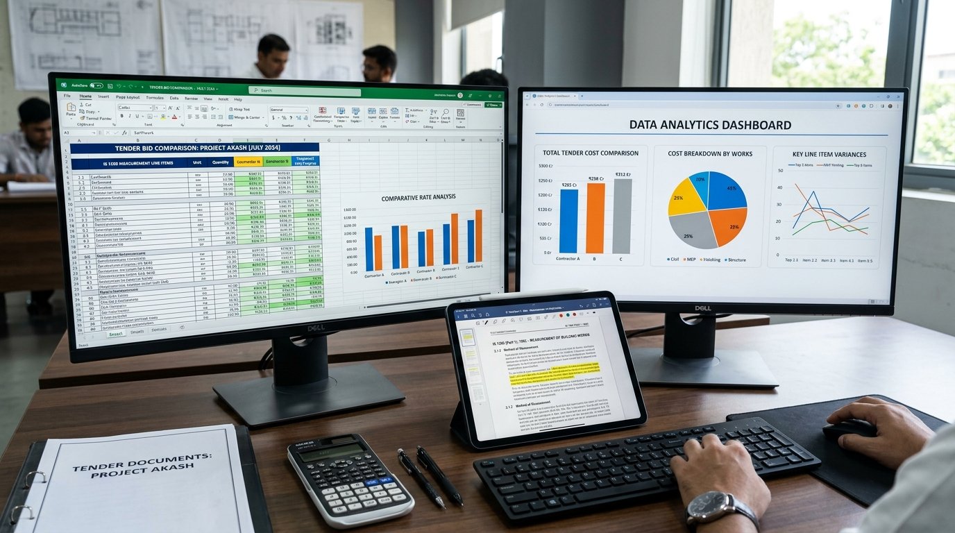 Commercial Complex Tender Normalization Analytics Dashboard